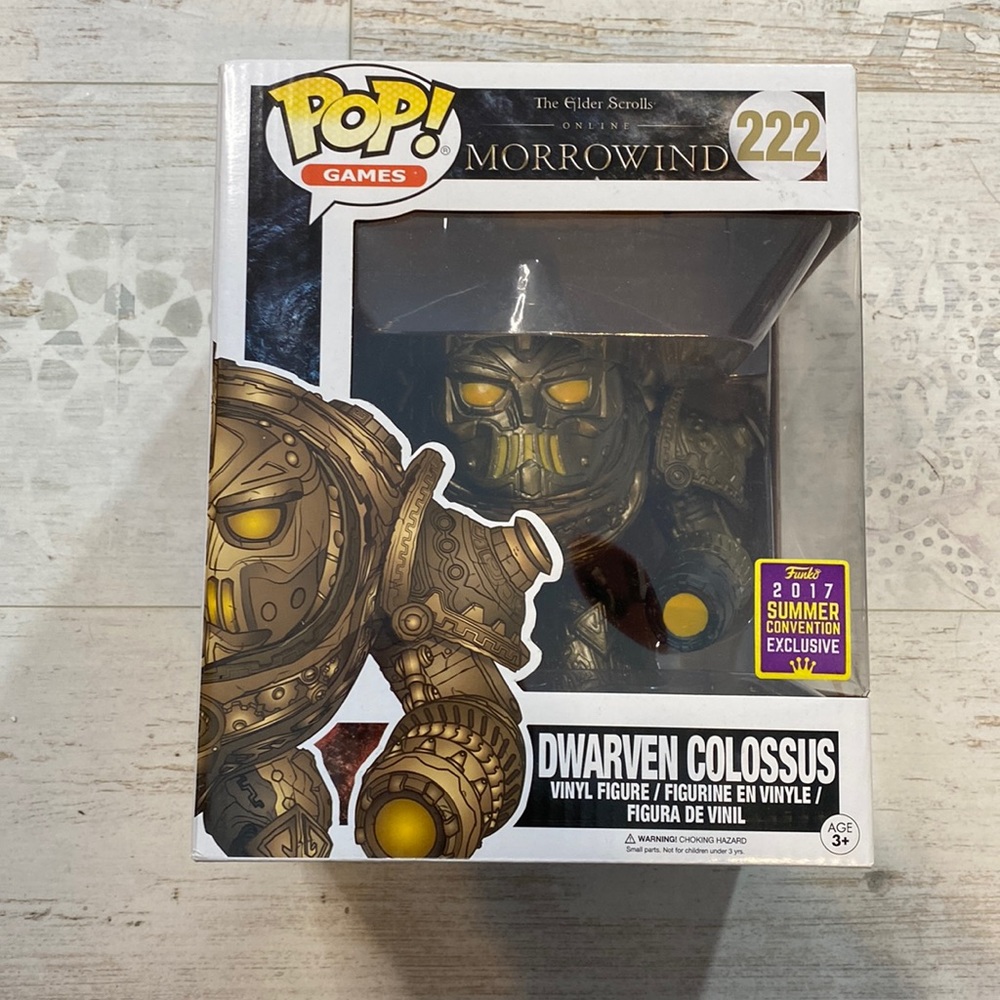 Funko Pop Dwarven Colossus #222 The Elder Scrolls Morrowind Figure